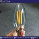 Lampe flamme LED filament C35 base E14 blanc froid - 1