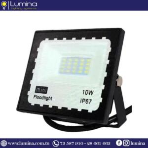 Projecteur LED slim 10W noir étanche IP65 - 1