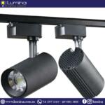 Projecteur sur rail LED noir 40W 4000K professionnel - 1