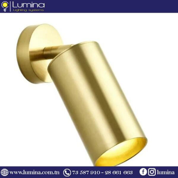 SAG Spot apparent GU10 gold design pour plafond et mur - 1