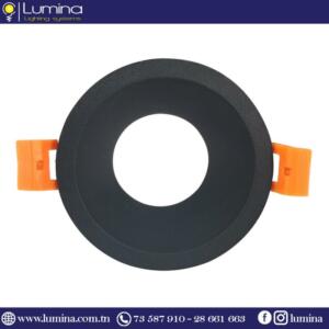 Spot encastrable étanche noir en aluminium IP65 - 1