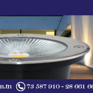 Spot encastré au sol LED 3W IP67 étanche blanc chaud