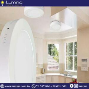 Spot led apparent rond 18W blanc 6500K pour plafond - 1