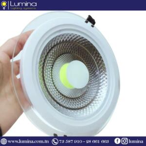 Spot led cob verre encastrable blanc froid 5W - 1