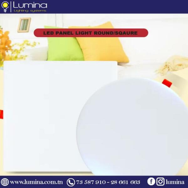 Spot LED encastrable 18W rond de couleur blanche - 1