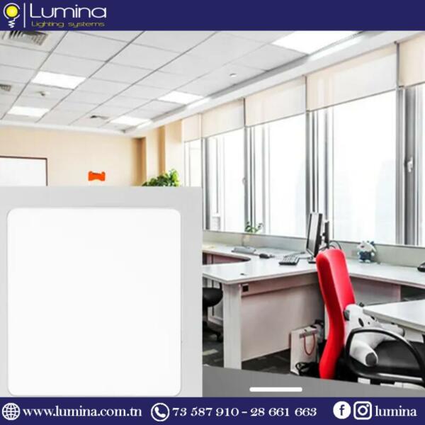 Spot led encastrable 18w carré blanc - 1