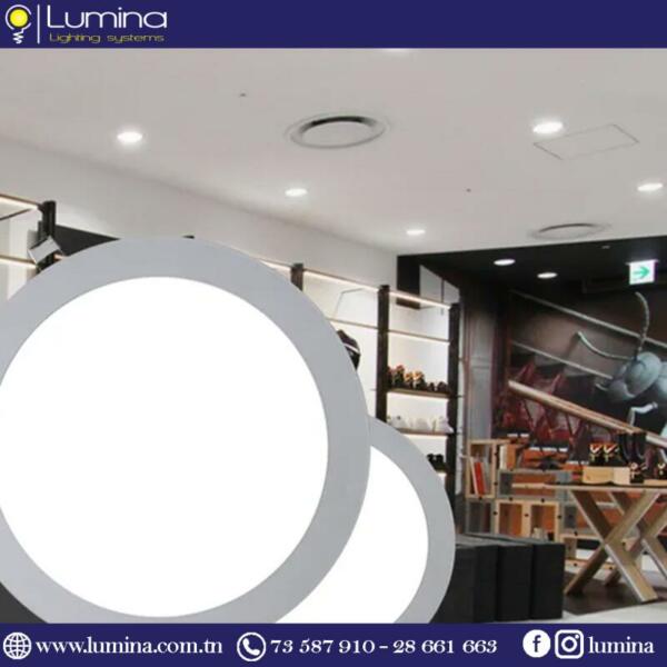 Spot LED encastrable 6W rond extra plat lumière blanche - 1