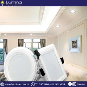 Spot led encastrable rond en verre pour plafond moderne - 1