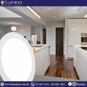 Spot LED encastrable 12W rond blanc 6500K - 1