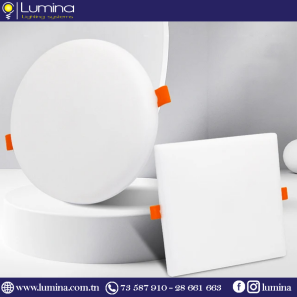 Spot led encastrable carré orientable 10W lumière blanche - 1