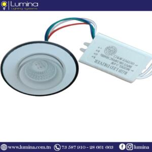 Spot niche led 3W rond encastrable blanc 6500K - 1