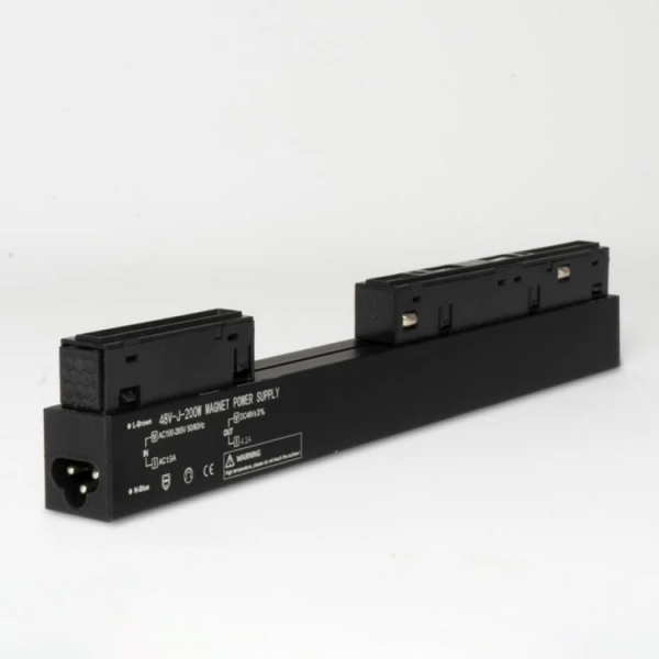 Transformateur Magnétique Led noir 200W 48V MAG-TRL-200W