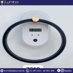 Applique murale horloge led moderne 9w