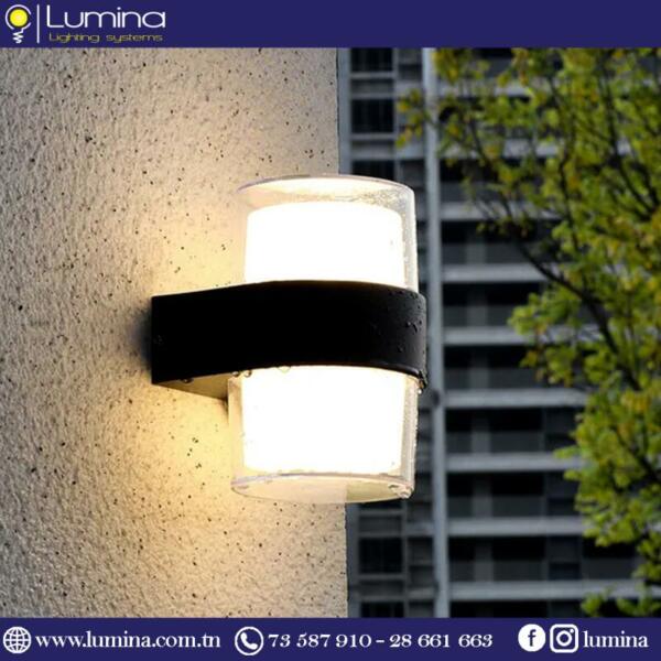 Applique murale LED design bidirectionnelle IP65 - 1