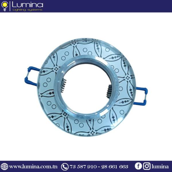 Spot encastrable glass rond multi-couleur pour plafond - 1