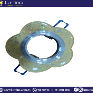 Spot encastrable acrylique en forme de fleur