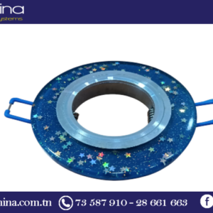 Spot encastrable acrylique rond 9 cm pour plafond