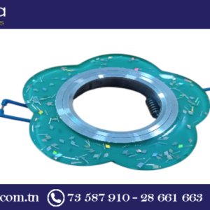 Spot encastrable acrylique à motif floral pour plafond