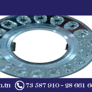 Spot encastrable glass rond en verre transparent