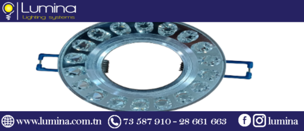 Spot encastrable glass rond de 9 cm de diamètre