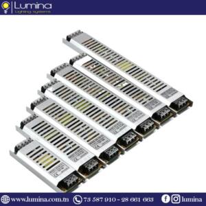 Transformateur 24v 200w en aluminium pour installations LED professionnelles