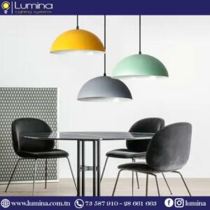 Suspension métallique verte GG613-V pour éclairage intérieur - 1