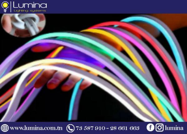 Guirlande neon 12v flexible pour enseigne lumineuse