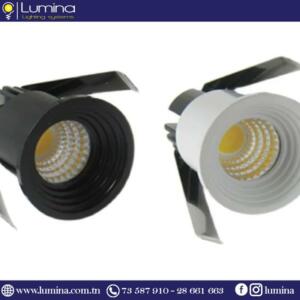 Spot niche led encastrable rond blanc 3w 6500k - 1