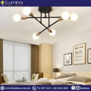 Lustre gold moderne en fer nordique JXD101 - 1