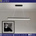 Lustre led linéaire noir moderne 100cm KX047-BK - 1