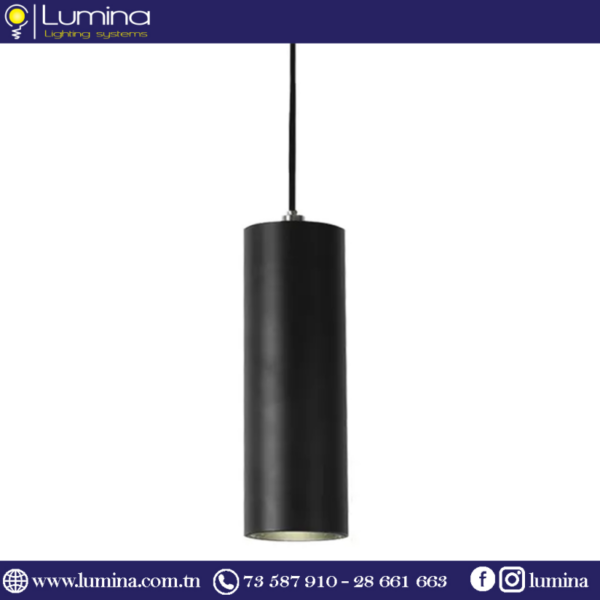 suspension magnétique apparent noir 12w - 1