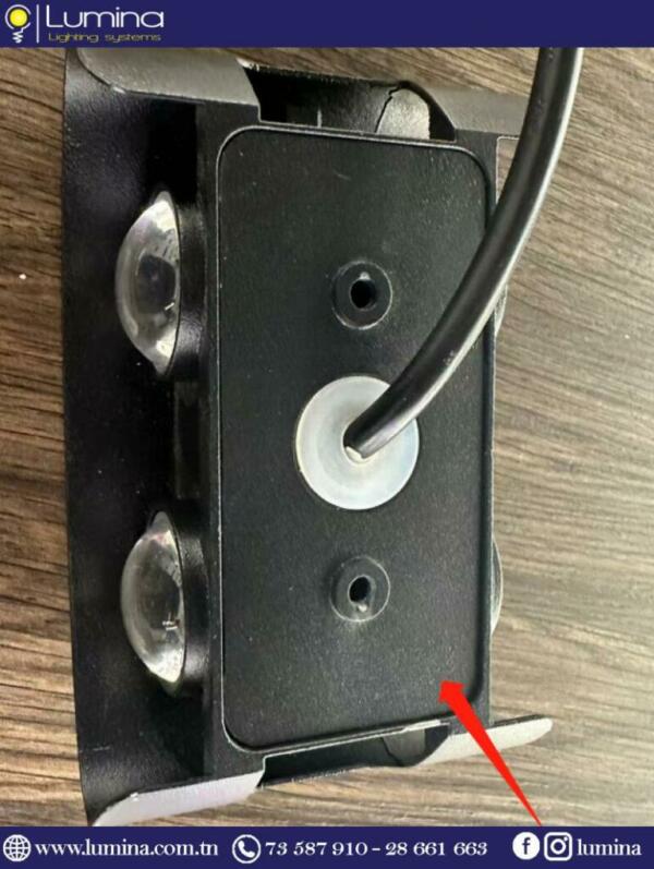 Applique mural led 8w design moderne étanche