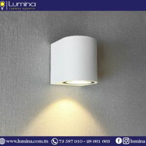 Applique mural ip65 blanche design moderne en aluminium - 1