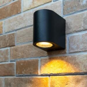 Applique murale ip65 noire en aluminium pour éclairage extérieur - 1