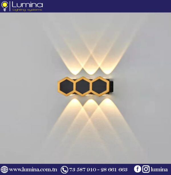 Applique murale LED extérieure IP65 3000k