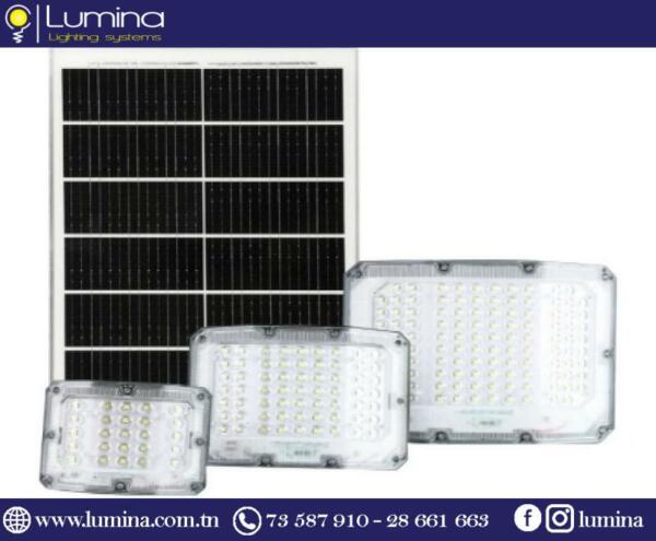 Projecteur led solaire 300w puissant ip66 pour éclairage extérieur