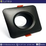 Spot encastrable carré noir orientable en aluminium TN050S1 - 1