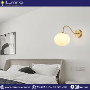 Applique murale intérieur E27 dorée design moderne - 1