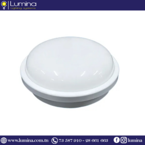 Applique murale LED ronde 15W IP65 lumière blanche 7000K - 1