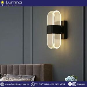 Applique murale led design noir pour éclairage intérieur - 1