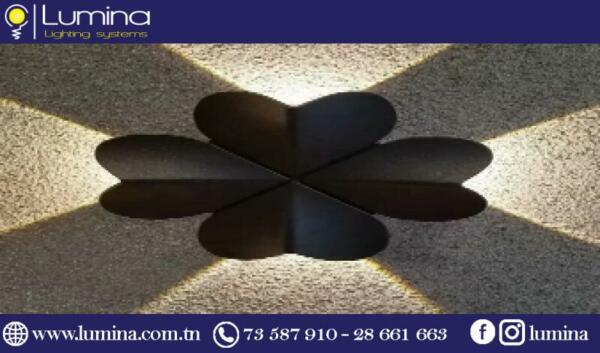 K72035 Applique murale led ip65 4W 3000K en ABS
