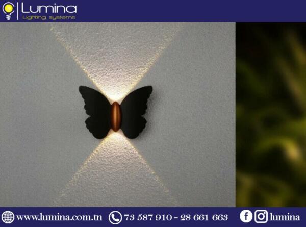 K72036 Applique murale led ip65 6w 3000k en abs