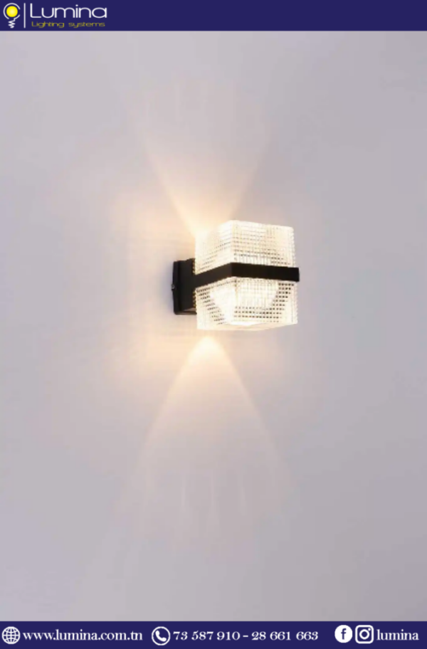 TRM-2229-2 Applique murale led double faisceau 12W IP65 3000K