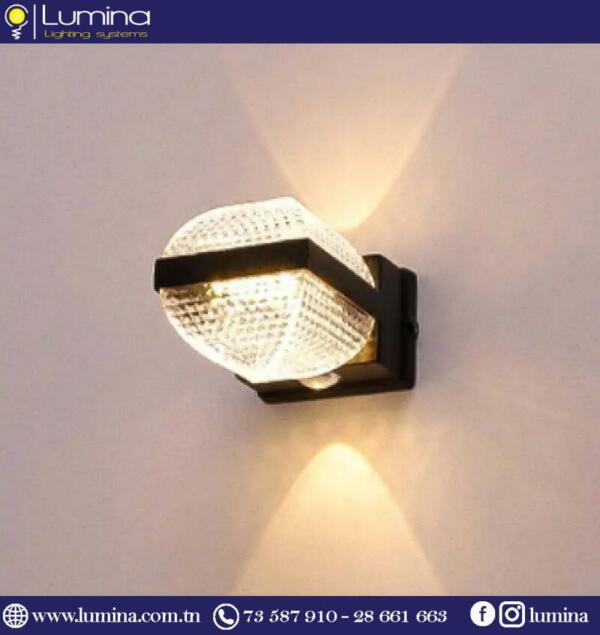 TRM-2326-1 Applique murale led 12w double faisceau IP65 3000K