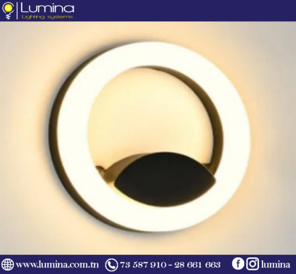 TRM-2399 Applique murale led ip65 12W 3000K étanche 200x33 mm