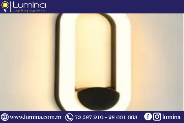 TRM-2400 Applique murale led ip65 12W 3000K blanc chaud