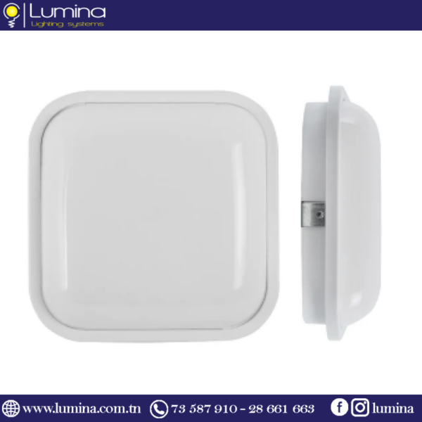 TRM-PC33-5 Hublot led carré 20w blanc 6500K