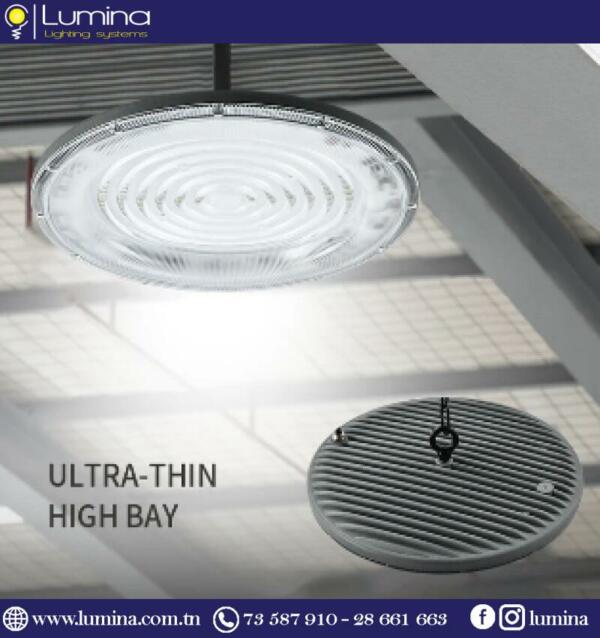 UFO-H-300W Armature led industrielle 300W 7000K pour grands espaces