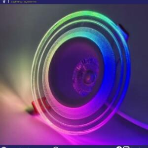 Spot led encastrable bicolore 8W+8W multicouleurs